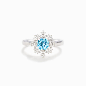 Be Stronger Than The Blizzard Snowflake Ring