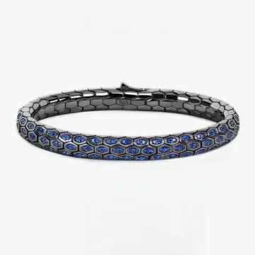 Serpent’s Whisper Handmade Sterling Silver Snake Bracelet
