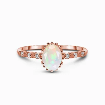 “Above Clouds Opal Ring: Your Daily Dose of Sunlight Through Life’s Storms”