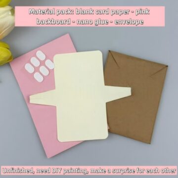 Gift: Blank DIY greeting card (gift, not valid for single purchase)